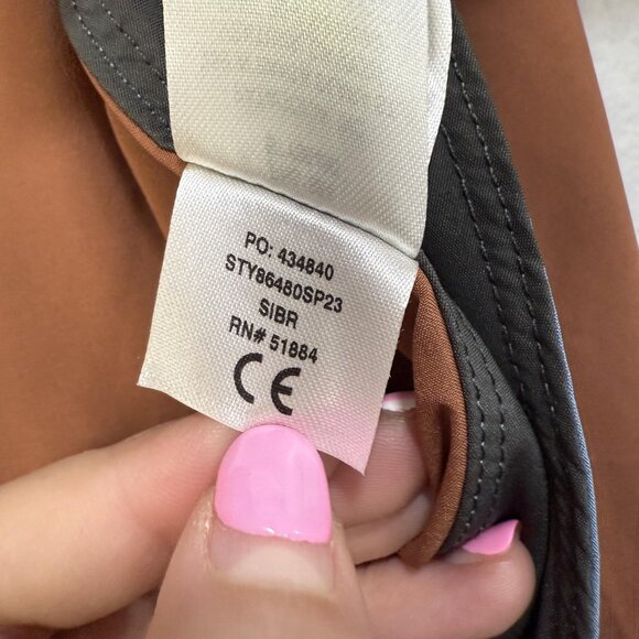 Patagonia Hydro Series Boardshorts Mens 35 Brown Blue Swim Trunks Recycled Eco - Picture 14 of 15